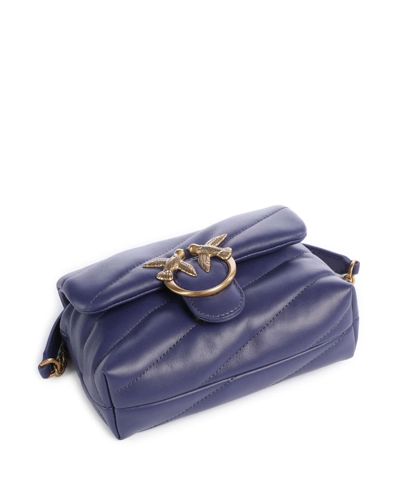 Pinko Love Puff Baby Schultertasche viola/antique gold