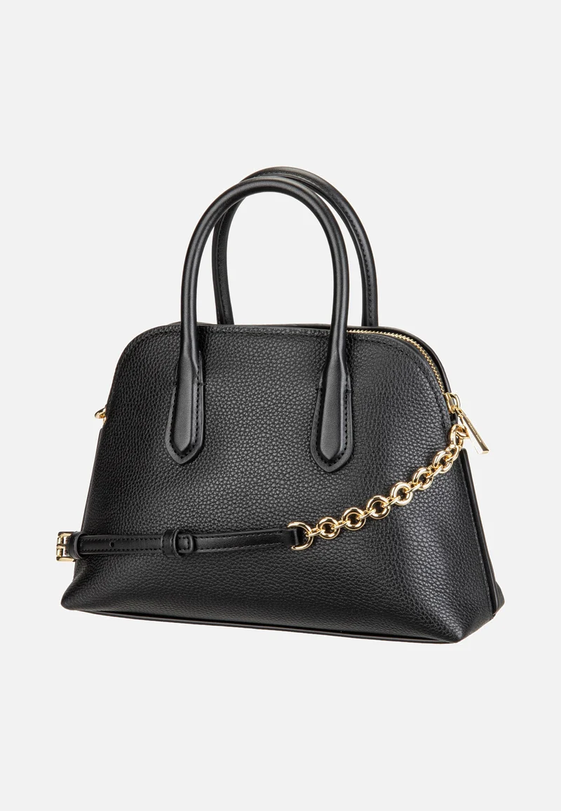 Freddie Medium Dome Chn Stchl Black - Henkeltasche