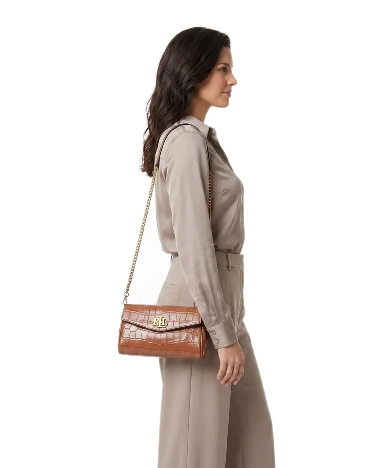 Lauren Ralph Lauren Tanner Large Umhängetasche lauren tan