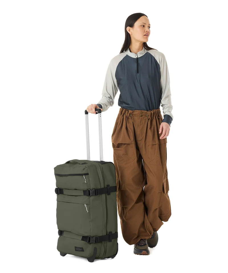 Eastpak Transit'R Plus M Rollenreisetasche tarp forest