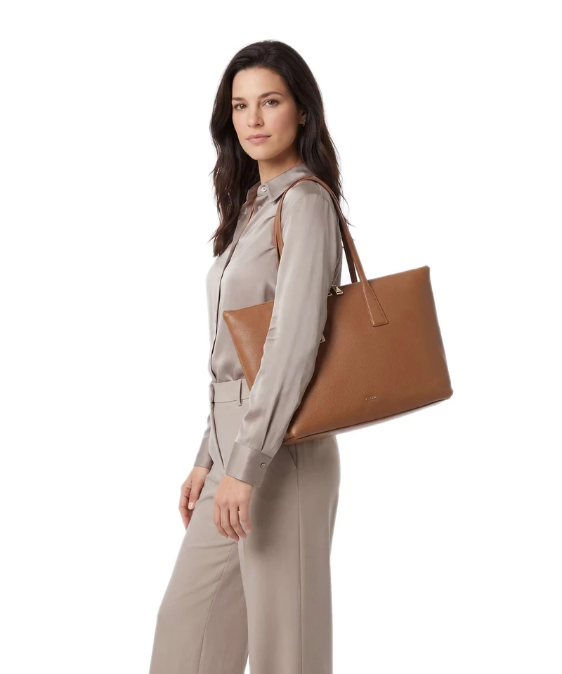 Furla Olivia L Shopper tabacco