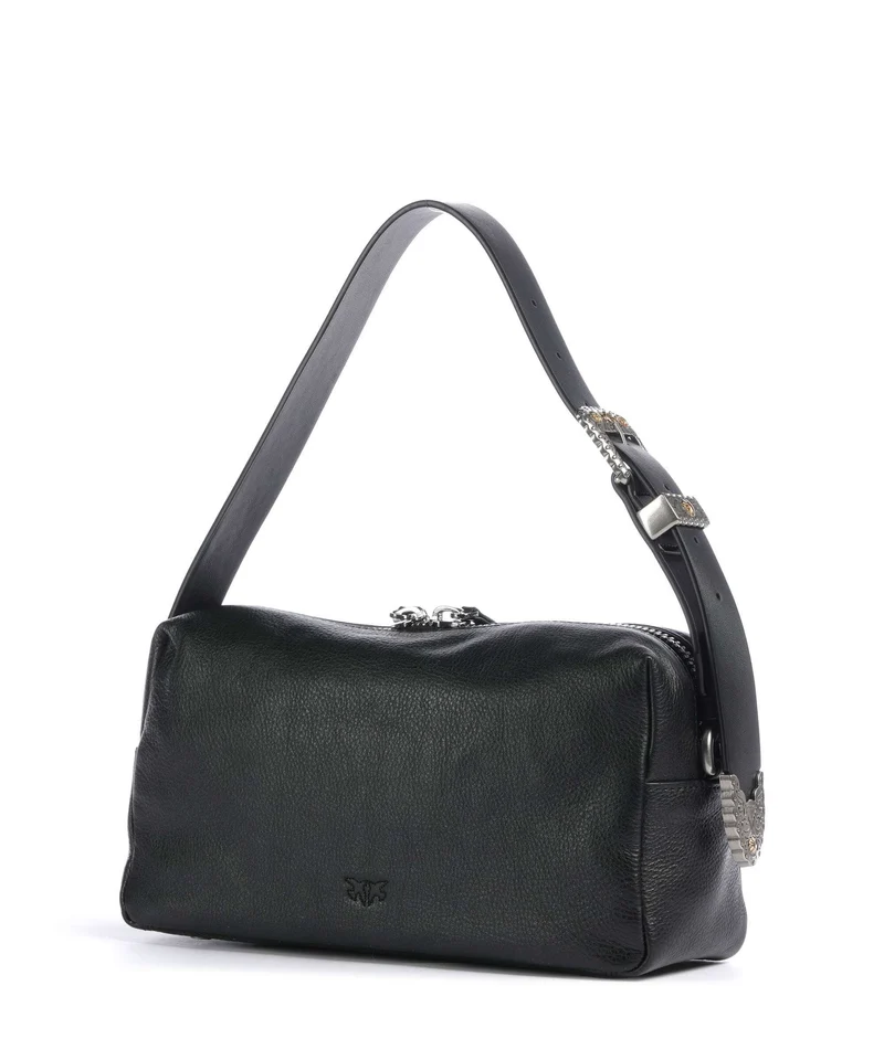 Pinko Schultertasche nero/old silver