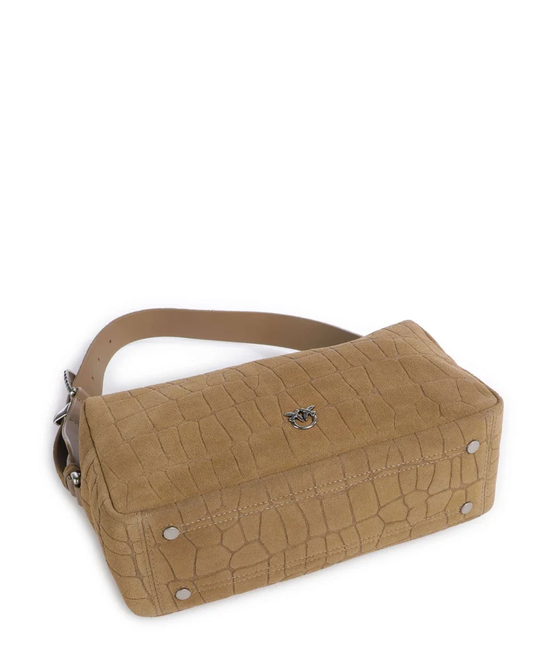 Pinko Schultertasche verde canguro/old silver