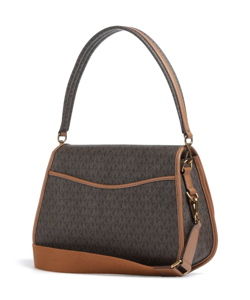 Michael Kors Holmes Medium Schultertasche brown/acorn