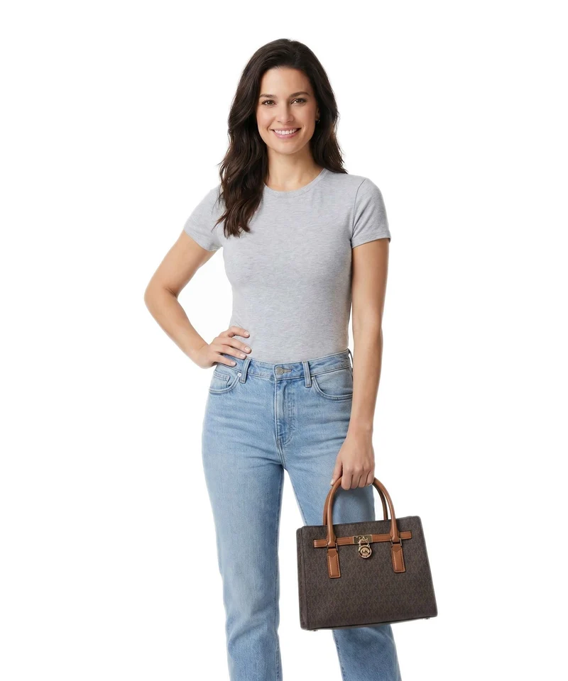 Michael Kors Hamilton Moderne Small Handtasche brown/acorn