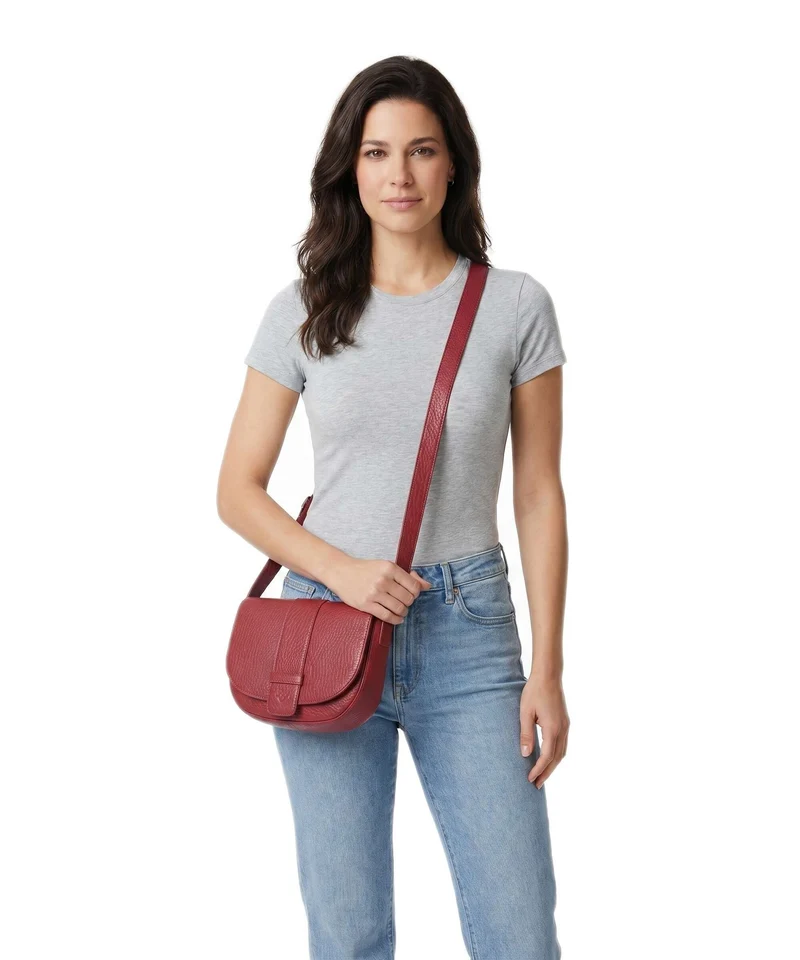 Voi Hirsch Anja Umhängetasche granat