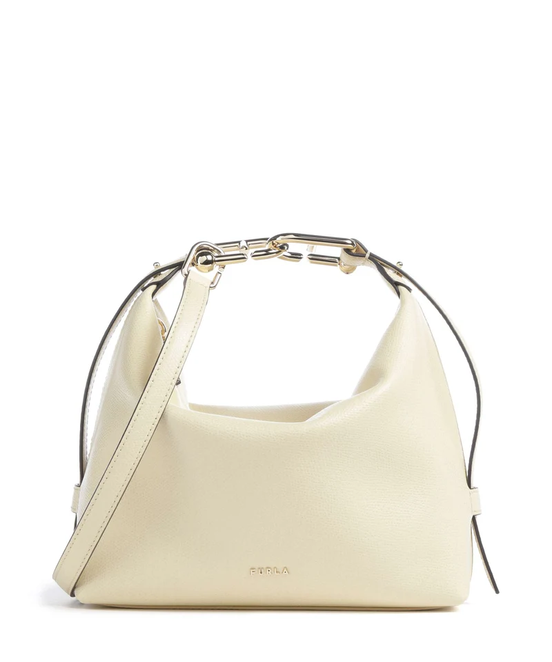 Furla Tonie Mini Schultertasche cremino