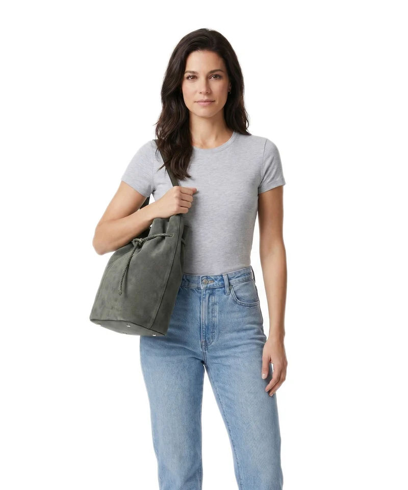 BOSS Revers Bucket Handtasche dark green