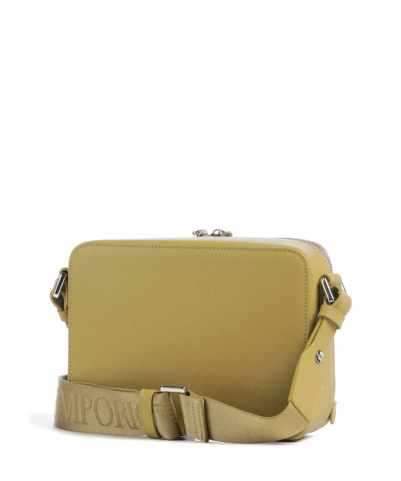 Emporio Armani Business Regenerated Umhängetasche ecru olive