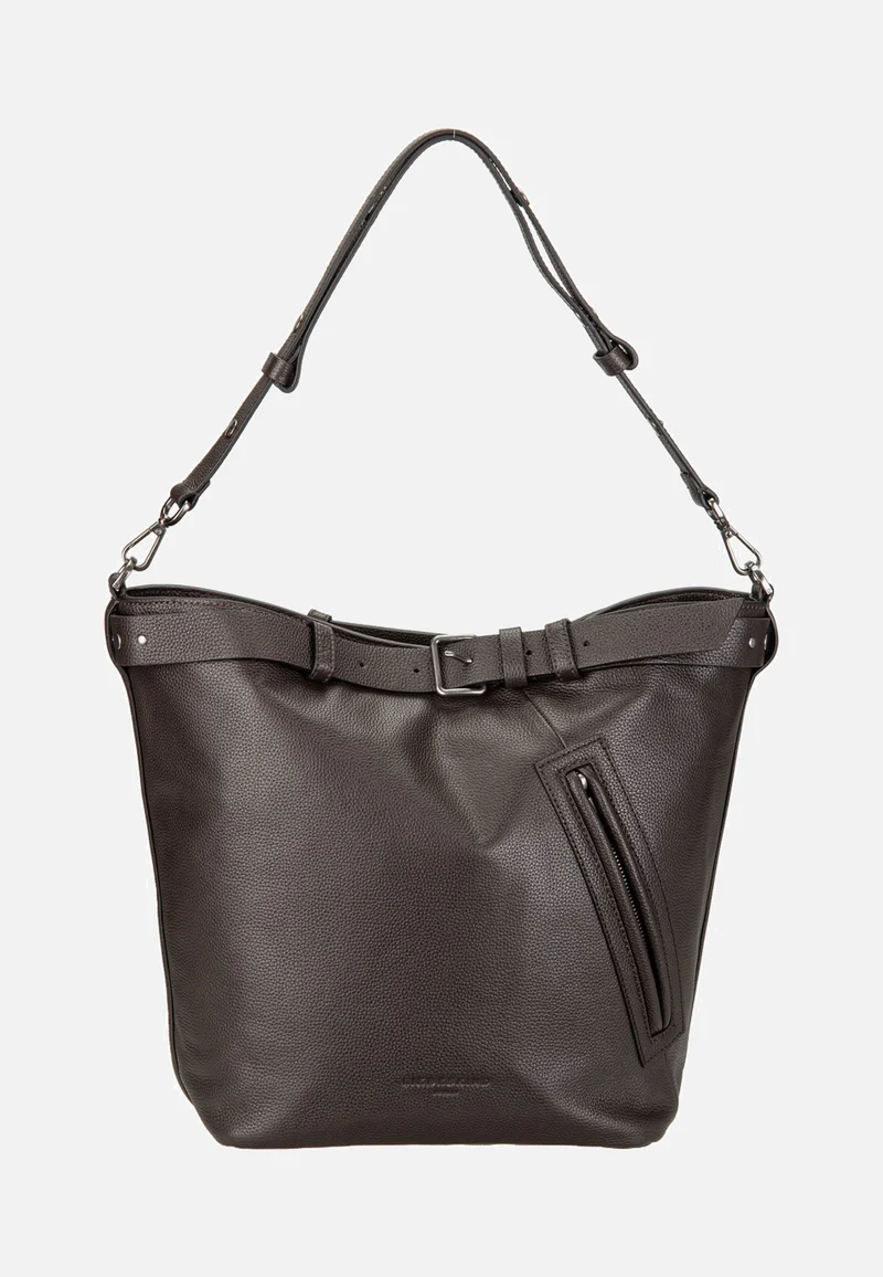 Zita Hobo L Small Pebble Deep Soil - Hobo Bag