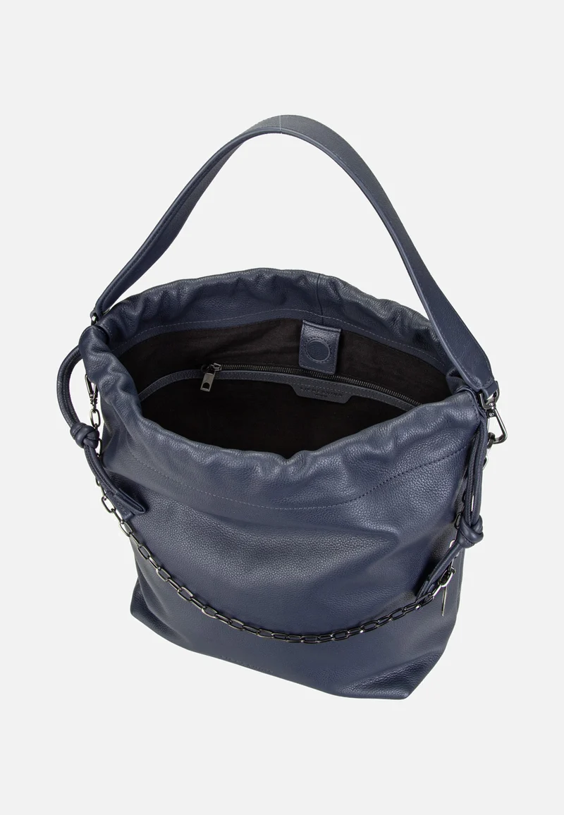 Lya II Hobo M Small Pebble Peacoat - Bucket Bag