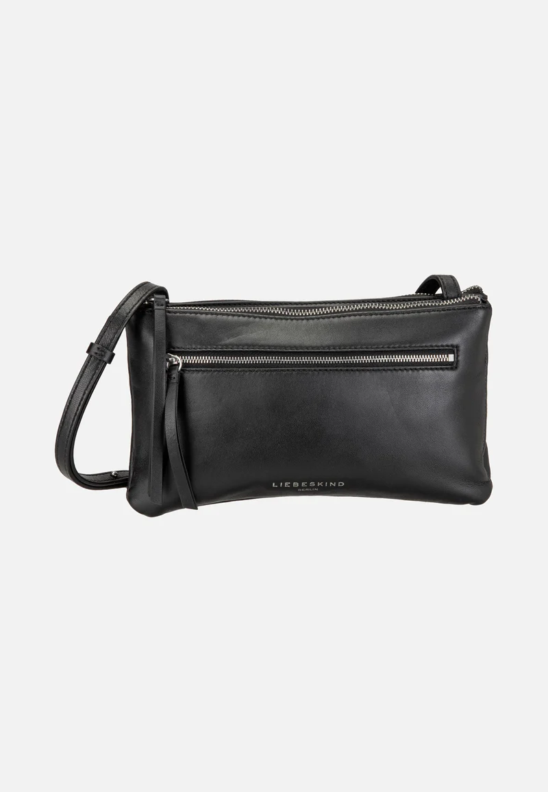 Zena S Indian Sheep Double Black - Crossbody Bag
