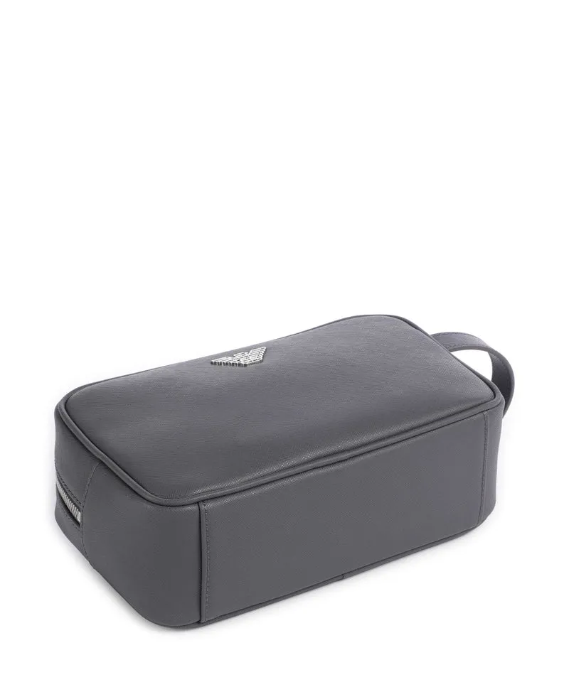 Emporio Armani Business Regenerated Kulturbeutel grey