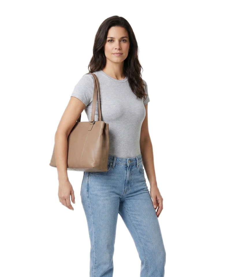 The Chesterfield Brand Serene Marvos Schultertasche taupe