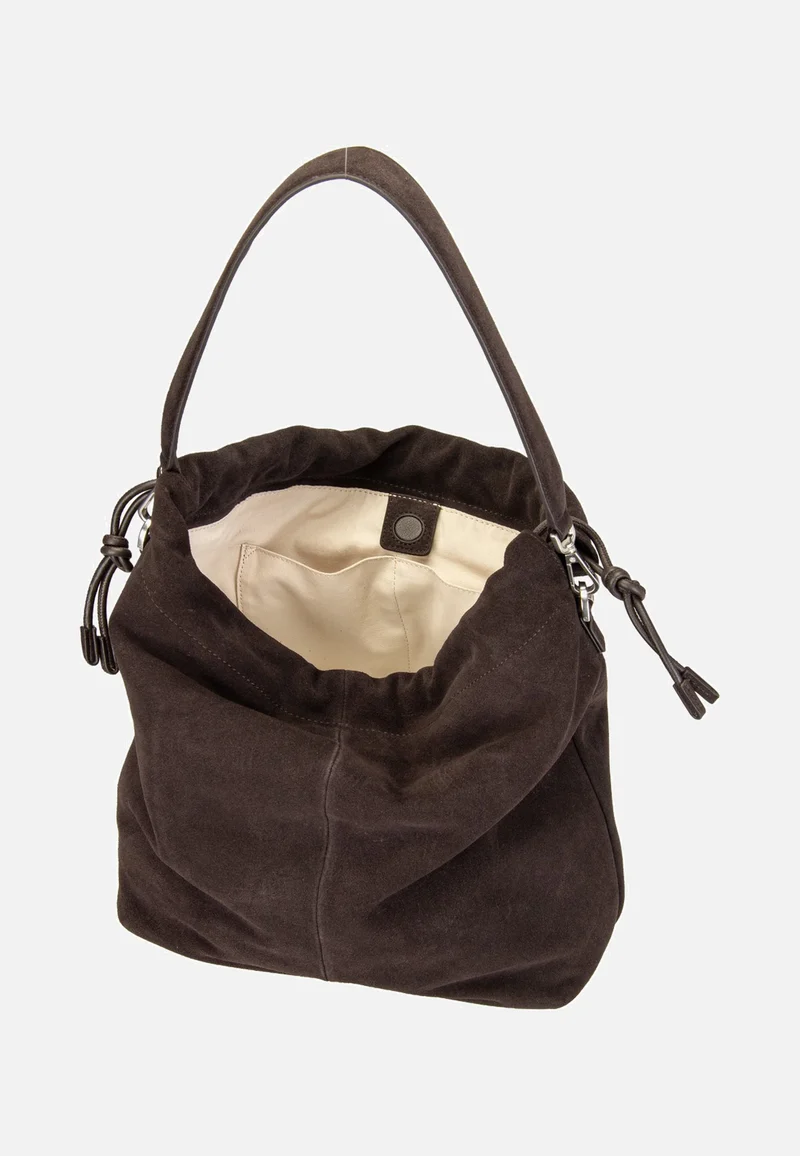 Lya II Hobo M Hydro Suede Deep Soil - Bucket Bag