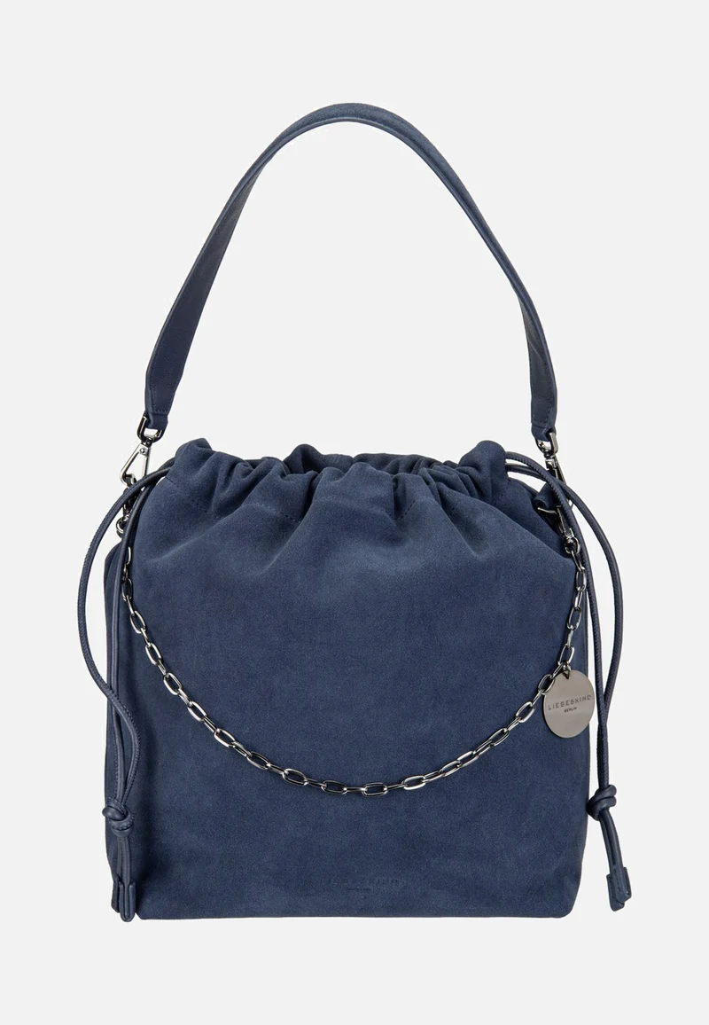 Lya II Hobo M Hydro Suede Peacoat - Bucket Bag