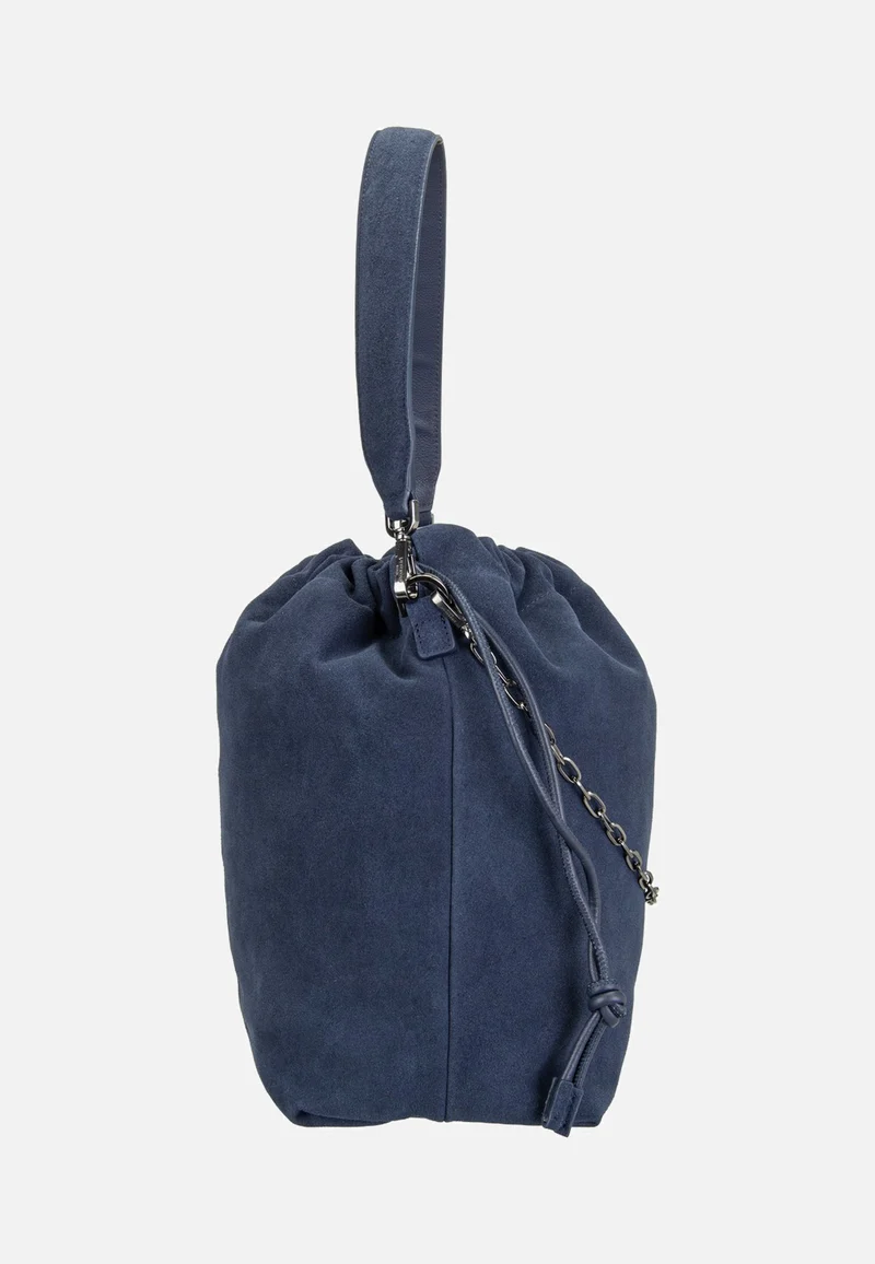 Lya II Hobo M Hydro Suede Peacoat - Bucket Bag