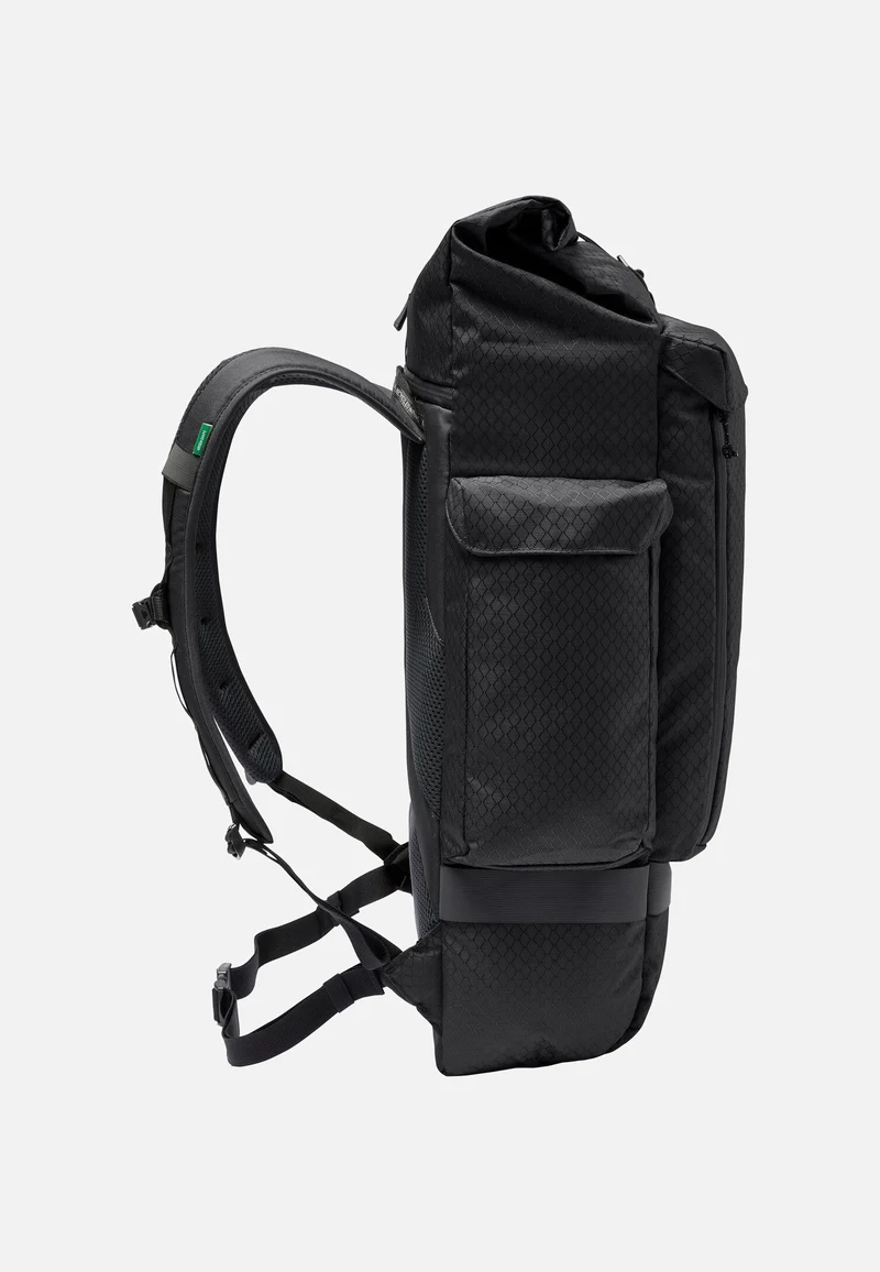 Cyclist Pack Black - Rolltop Rucksack