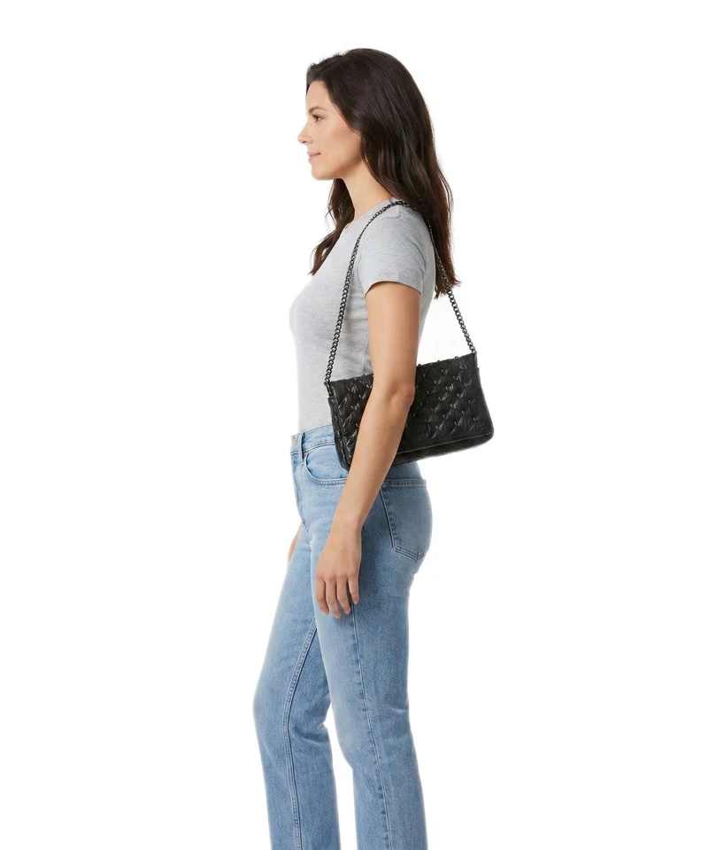The Kooples Heritage Small Schultertasche black