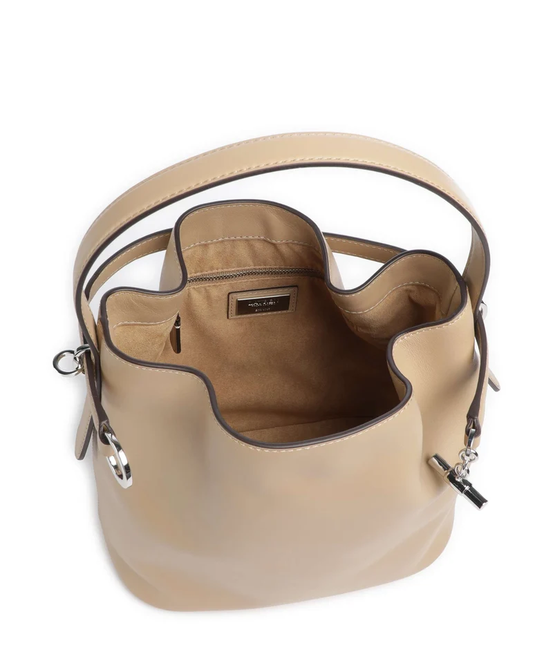 Lauren Ralph Lauren Blaike Medium Bucket Handtasche tan