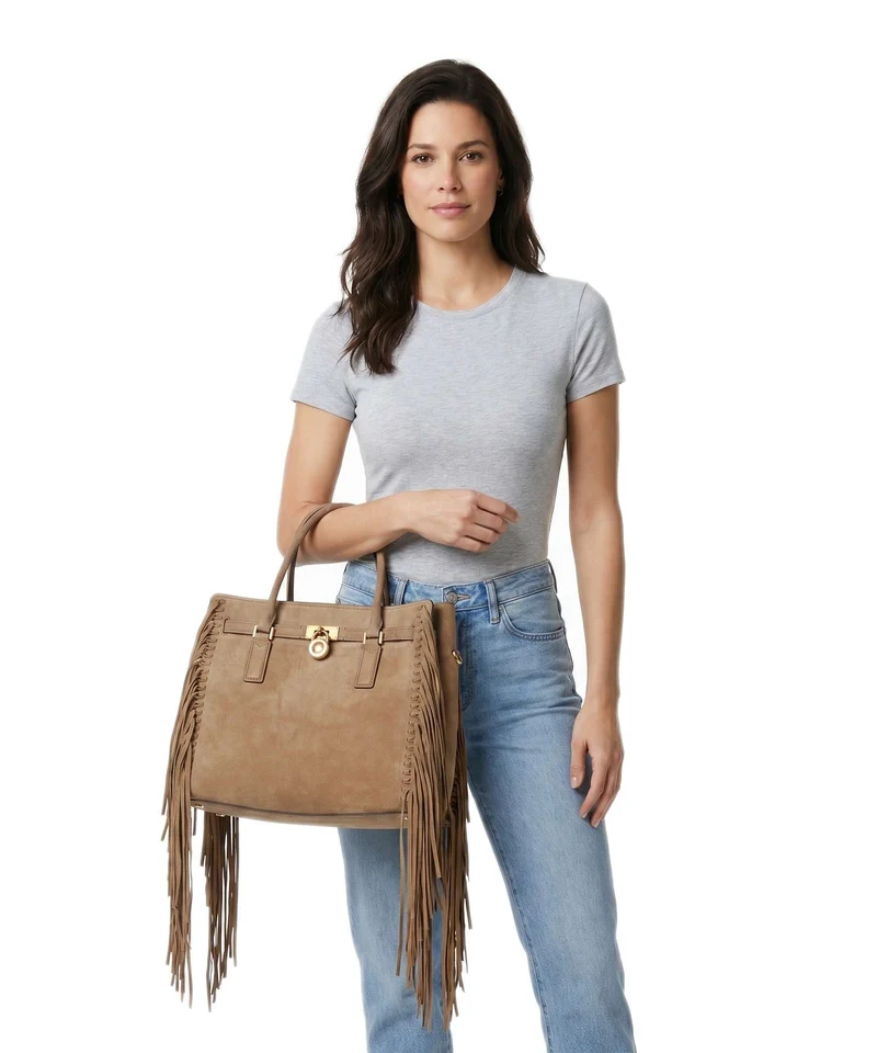 Michael Kors Hamilton Moderne Large Handtasche husk