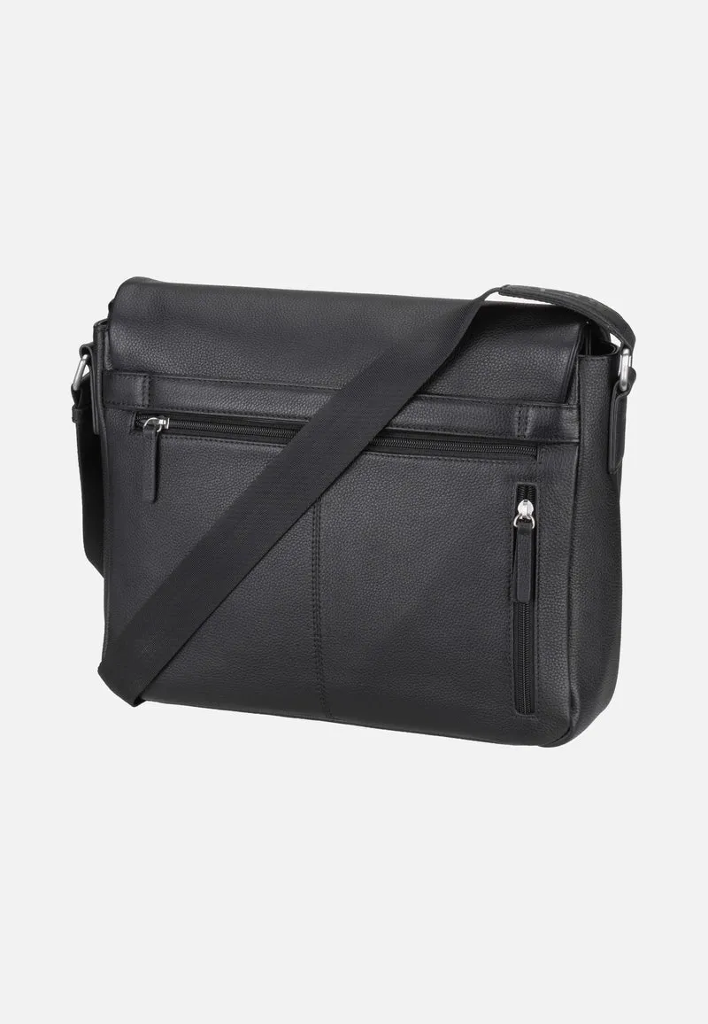 Frankfurt Shoulder Bag M Black - Umhängetasche