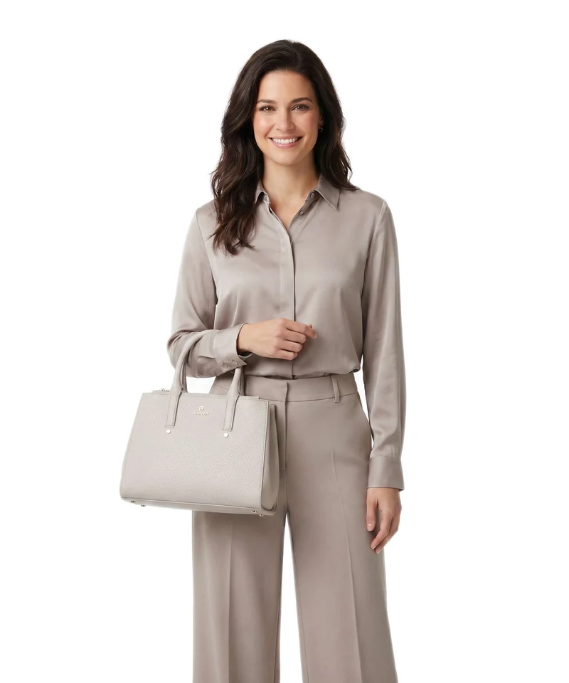 Aigner Ivy M Handtasche fog beige
