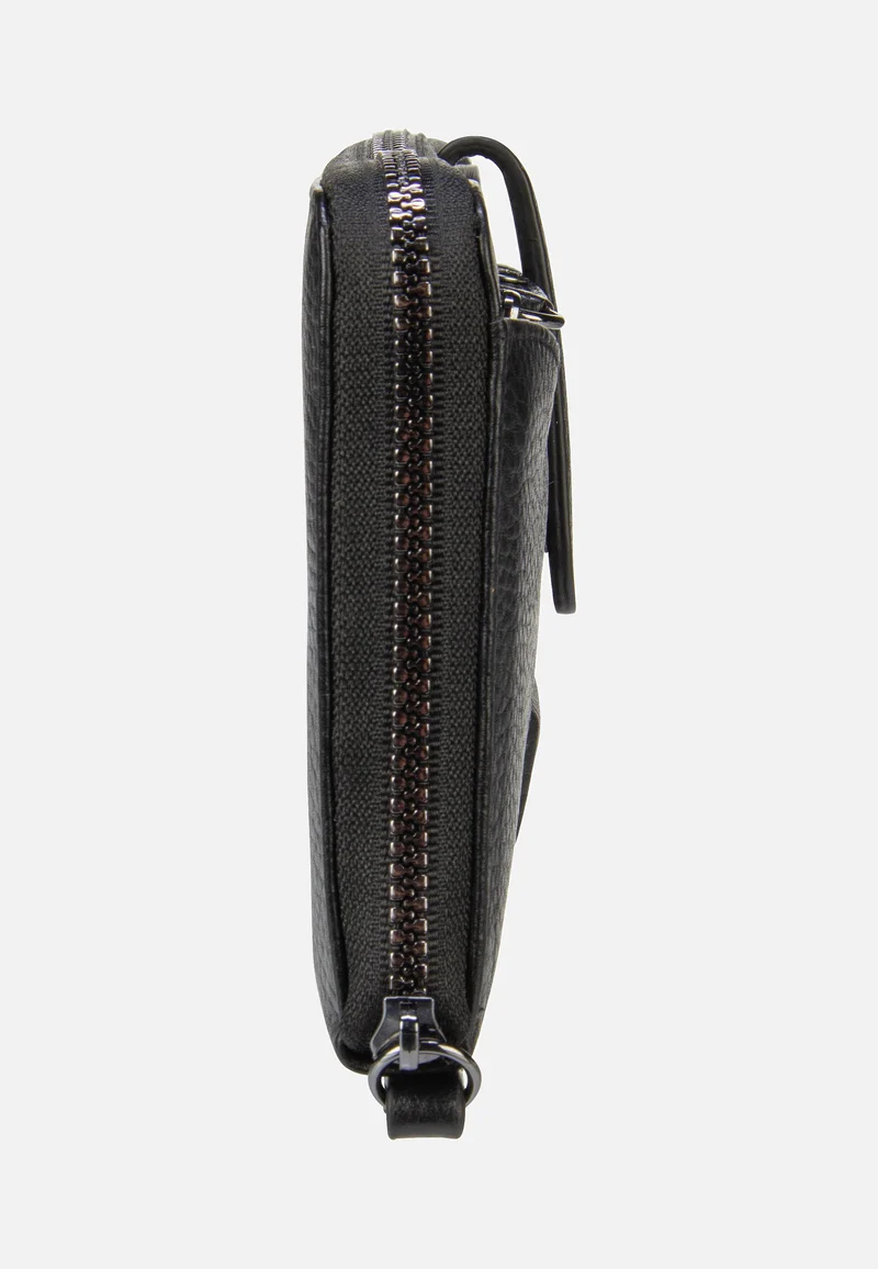 Elsa Long Ladies Zip Key Schwarz - Portemonnaie