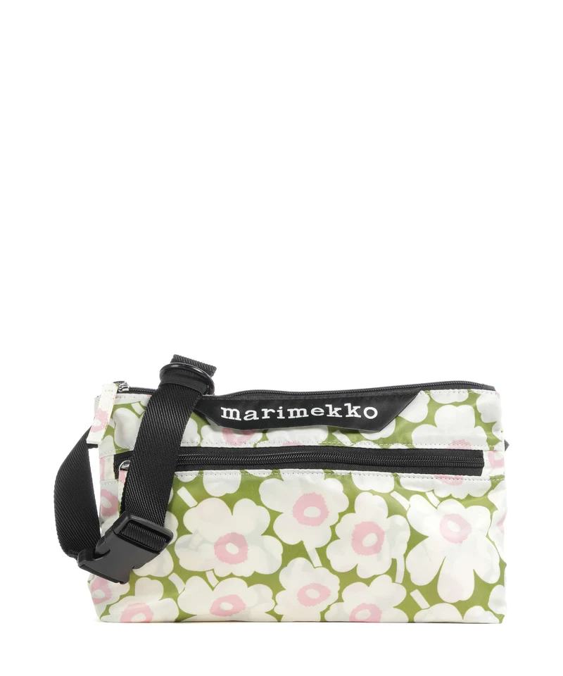 Marimekko Neat S Unikko Umhängetasche light yellow/green/lt pink