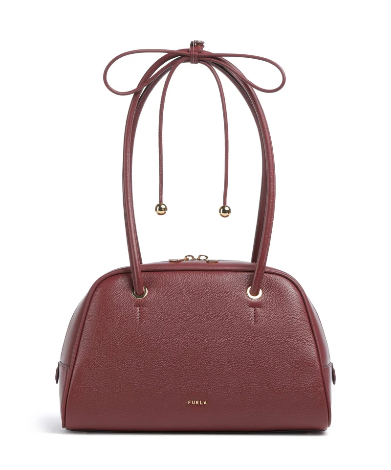 Furla Poppy M Schultertasche red apple