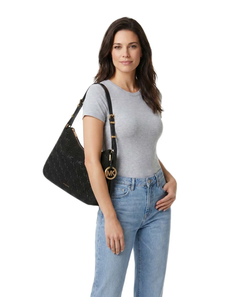 Michael Kors Nolita Medium Beuteltasche black