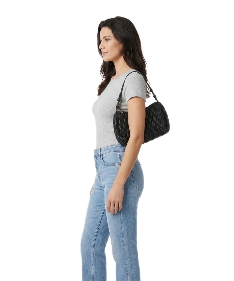 DKNY Remy Schultertasche black/silver