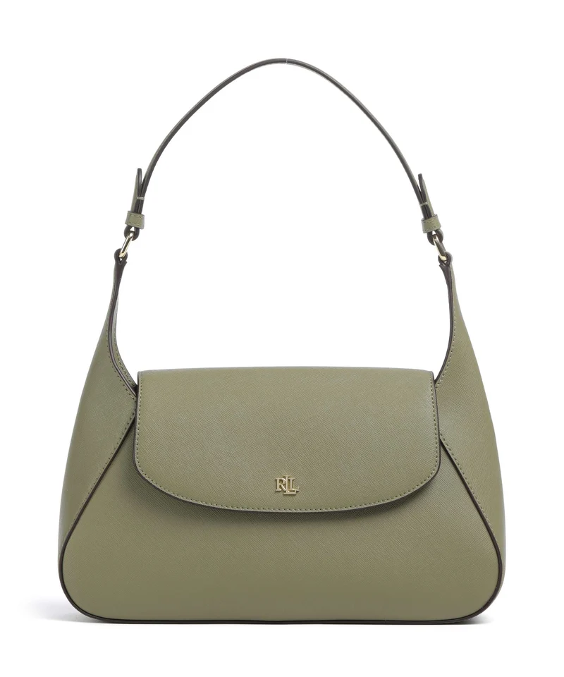 Lauren Ralph Lauren Schylar Medium Schultertasche sage green