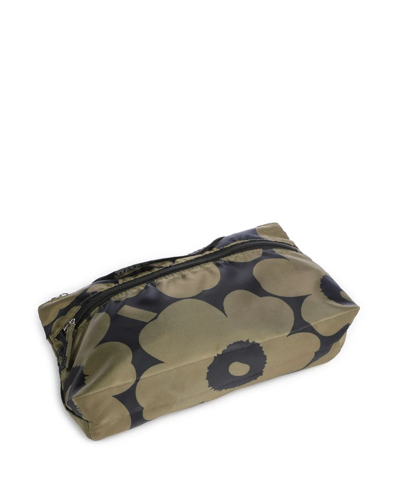 Marimekko Neat S Unikko Umhängetasche olive green/dark blue