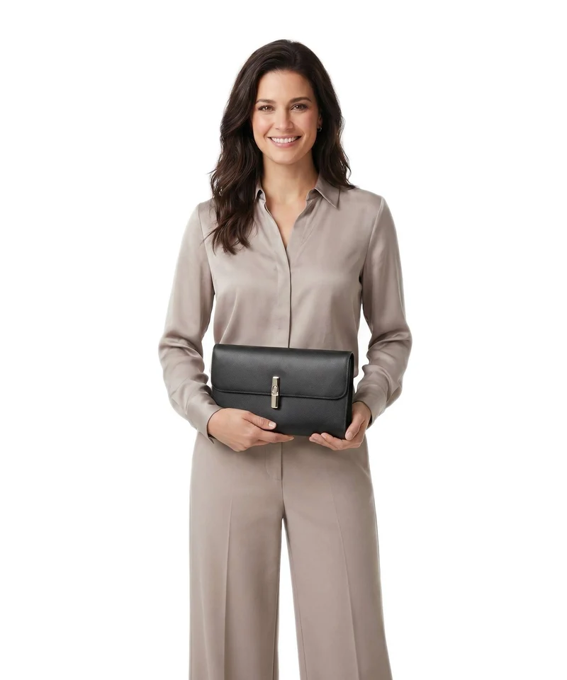 Furla Iride Clutch nero