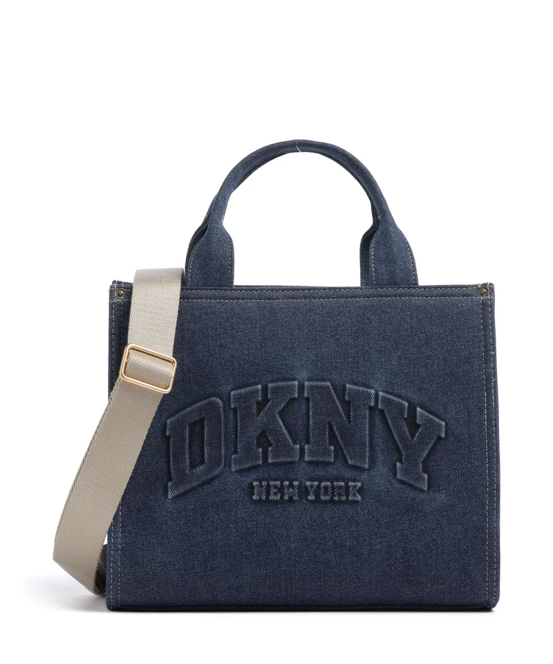 DKNY Hadlee Medium Handtasche dark denim/saddle