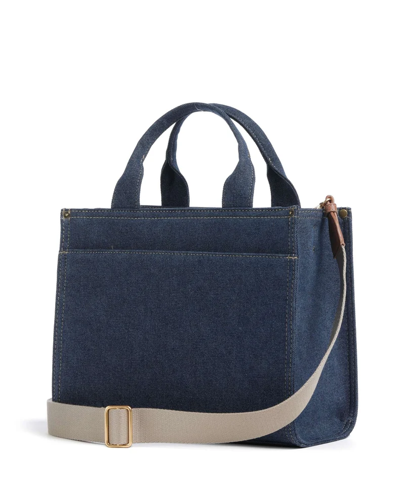 DKNY Hadlee Medium Handtasche dark denim/saddle