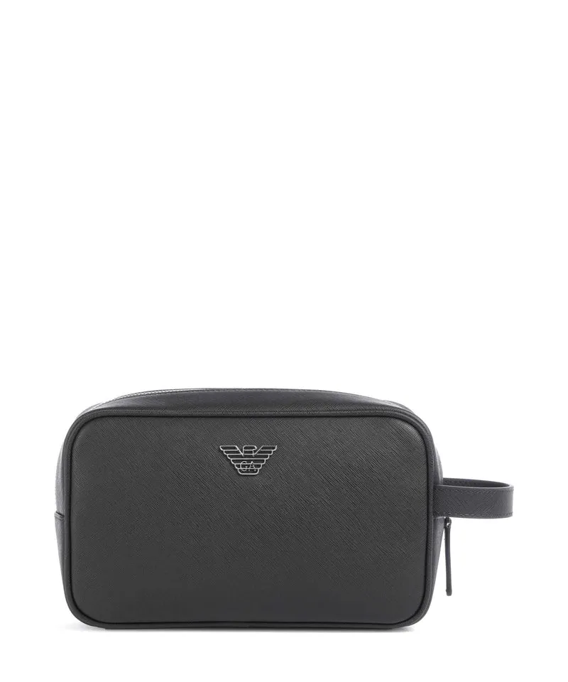Emporio Armani Business Regenerated Kulturbeutel black beauty
