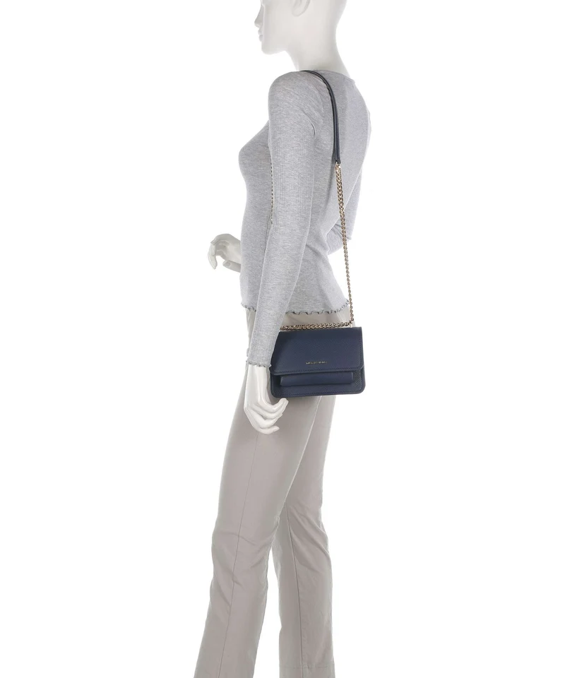 Michael Kors Claire Small Schultertasche navy