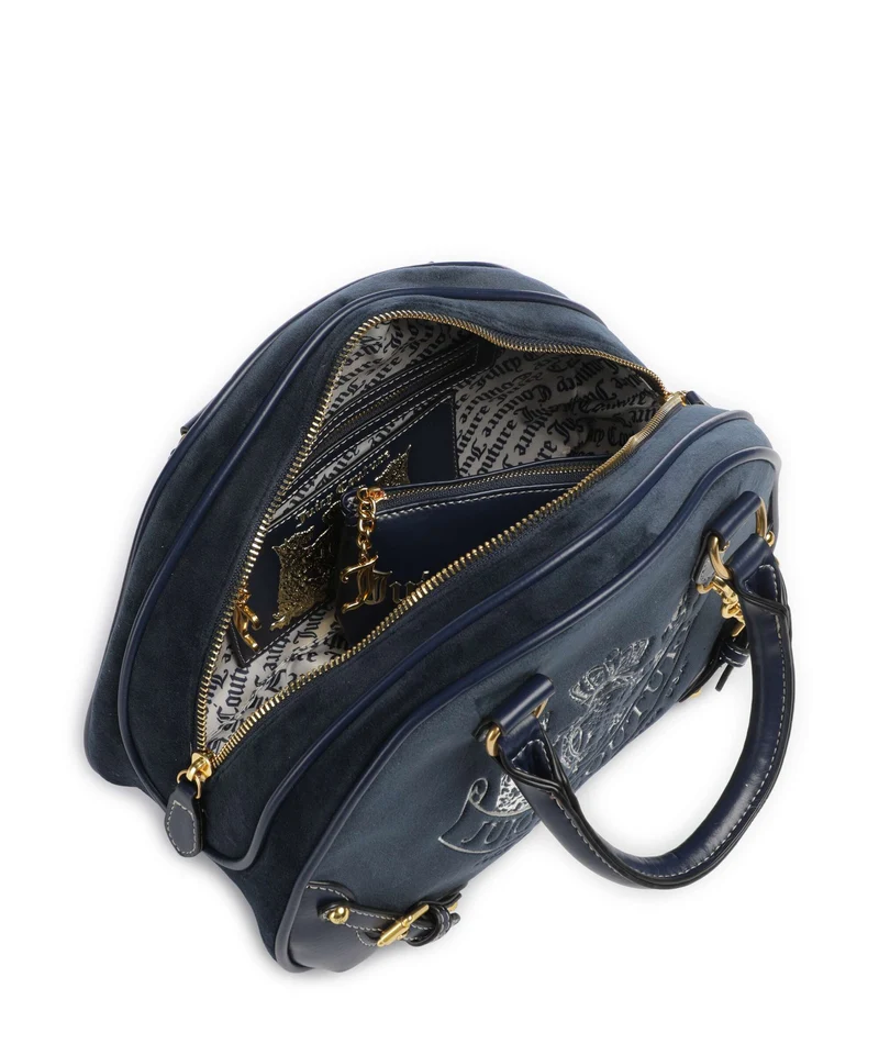 Juicy Couture Twig Narrative Velvet Handtasche blue depths