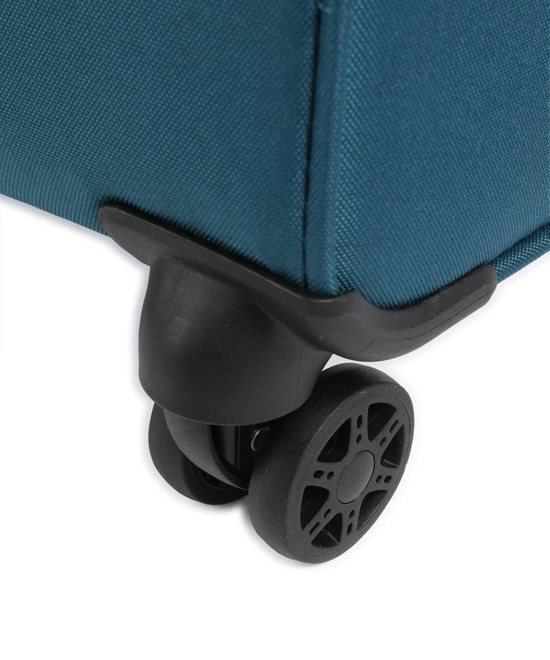 Travelite Priego 4-Rollen Trolley Set petrol