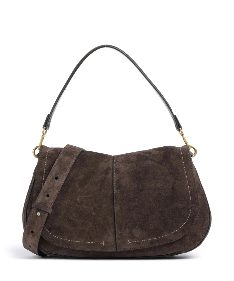 Gianni Chiarini Helena Round Schultertasche moka