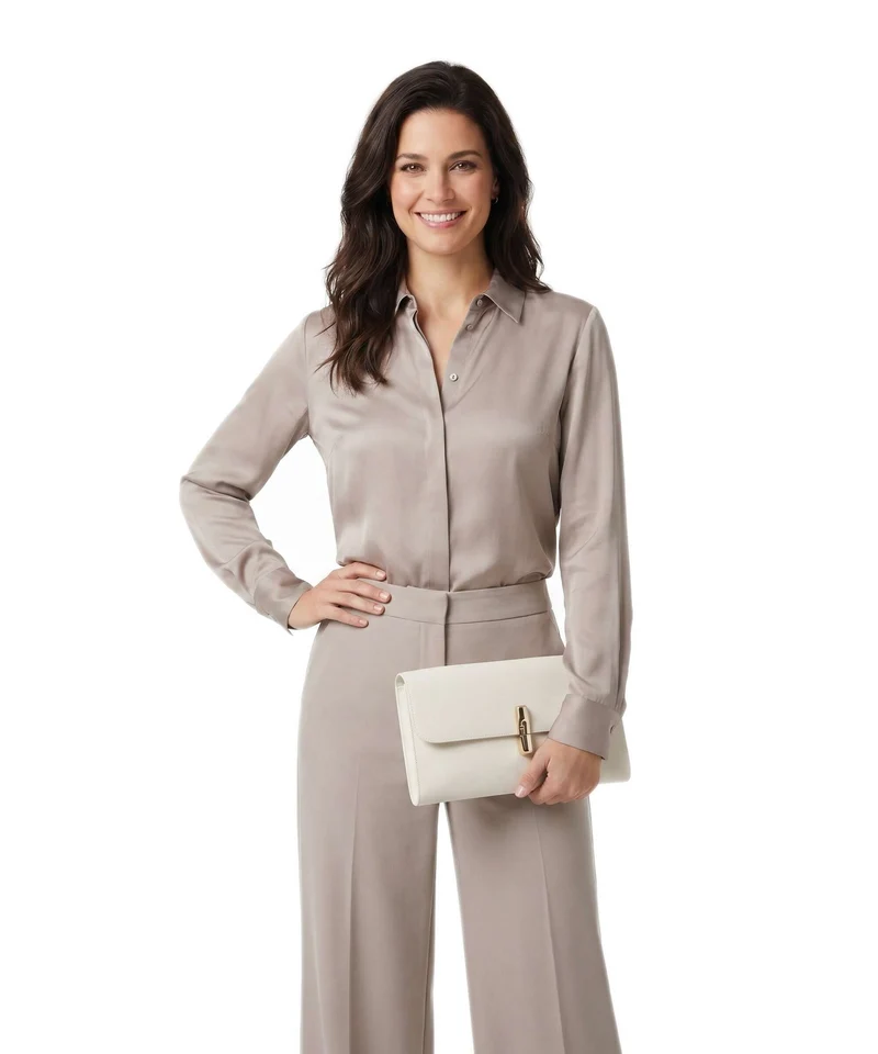Furla Iride Clutch panna