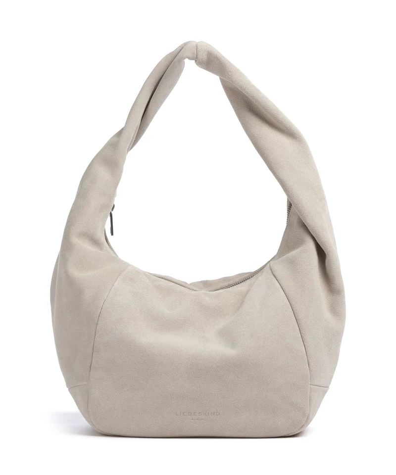 Liebeskind Farrah II Suede M Beuteltasche beige