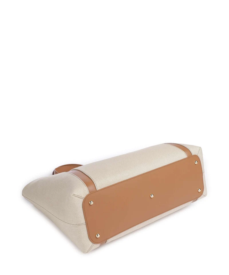 Furla Goccia XL Shopper naturale/brandy