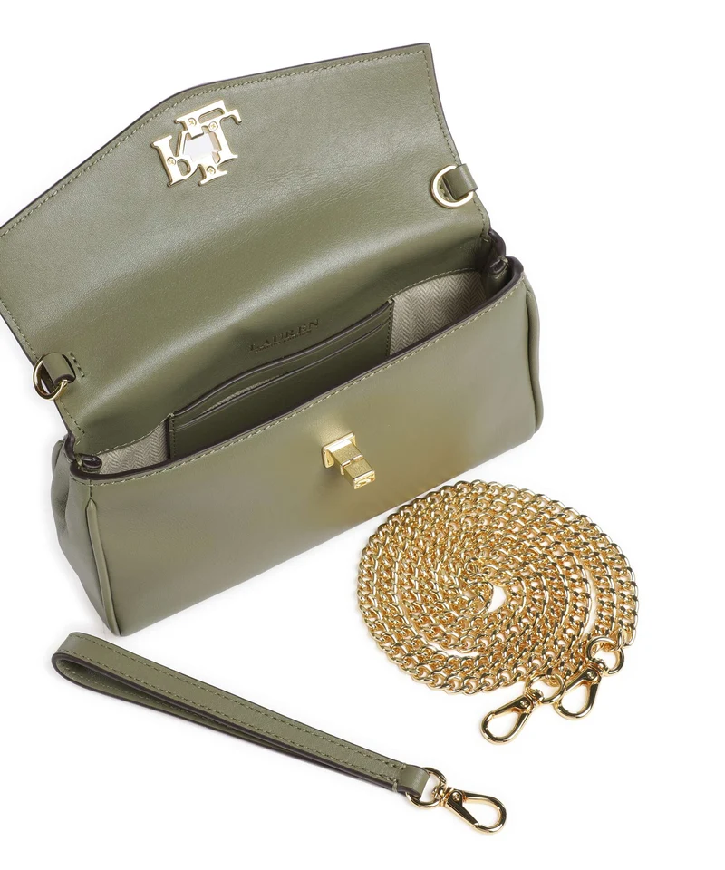 Lauren Ralph Lauren Tanner Large Umhängetasche sage green