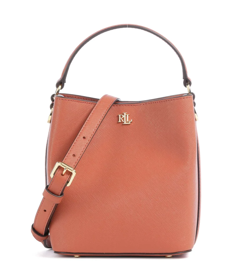 Lauren Ralph Lauren Reese Small Bucket Handtasche red terracotta