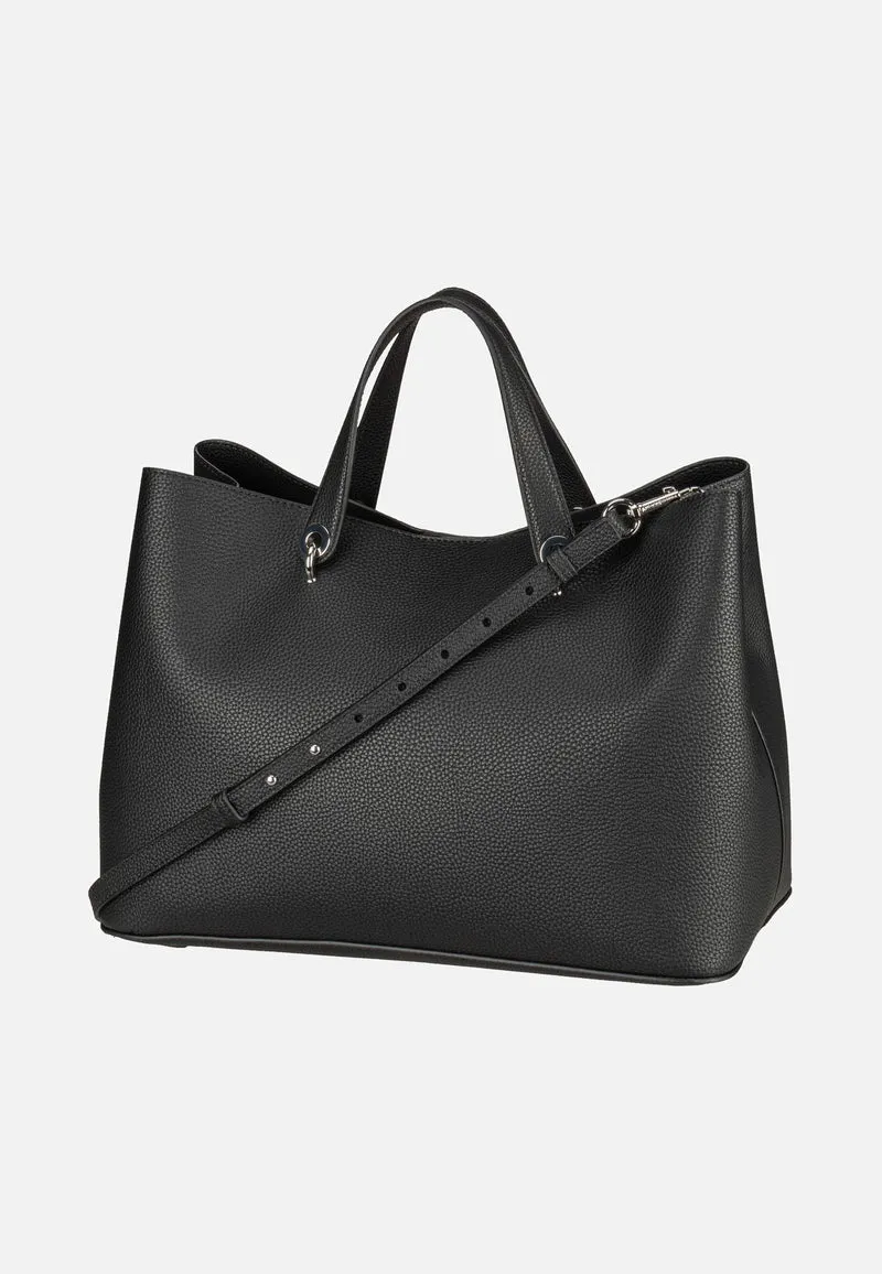 TH Emblem Satchel Black - Tote Bag