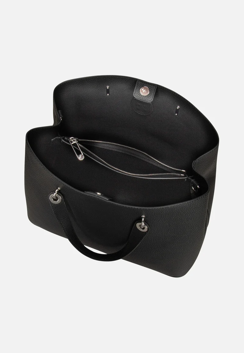 TH Emblem Satchel Black - Tote Bag
