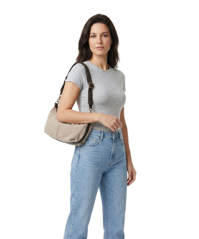 Liebeskind Paris Denim S Beuteltasche beige